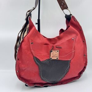 Genuine‎ Cowhide Hair-On Layered Leather Native Western Large Crossbody Hobo Bag